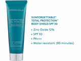 Body shield with EnviroScreen™ protection SPF 50